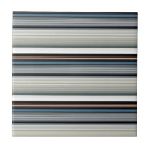 Grijze witte strepen tegeltje