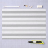 Grijze witte strepen tissuepapier (Craft)