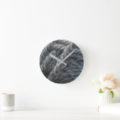 Grijze wol ronde klok (Huis)
