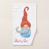 Grijze wolf bad handdoek (Handdoek)