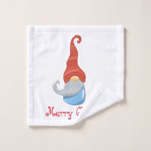 Grijze wolf  bad handdoek (Wasdoekje)