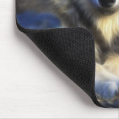 Grijze wolf, bedreigde soorten Digitale Fotografie Muismat (Hoek)