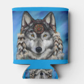 Grijze Wolf Blikjeskoeler (Achterkant)