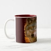 Grijze Wolf & Bos Maan Mok (Links)