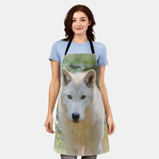 Grijze Wolf, Canadese dierenfotografie Schort (Gedragen)