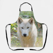 Grijze Wolf, Canadese dierenfotografie Schort (Voorkant)