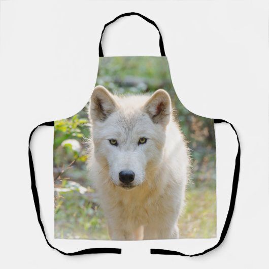 Grijze Wolf, Canadese dierenfotografie Schort (Voorkant)