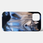 grijze wolf, Canis lupus, in de heuvels Case-Mate iPhone Case (Achterkant (horizontaal))