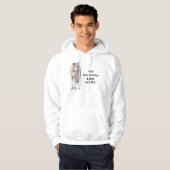 Grijze Wolf Conservation Wildlife Art Hoodie (Voorkant volledig)