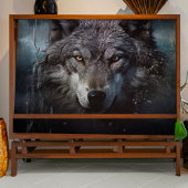Grijze Wolf Decoupage Tissue Paper Tissuepapier