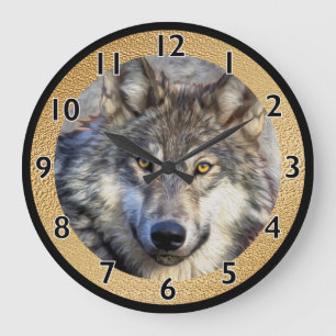 Grijze Wolf Dignity Grote Klok