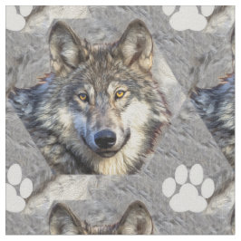 Grijze Wolf Dignity Stof