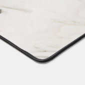 Grijze Wolf en marmer Stone Bureaumat (Hoek)