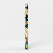Grijze wolf en Wildbloemen Case-Mate iPhone Case (Achterkant/rechts)