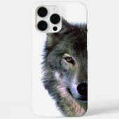 Grijze Wolf Eye Case-Mate iPhone Case (Achterkant)