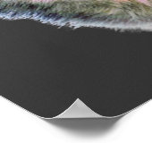 Grijze Wolf Eyes Artwork Poster afdrukken (Hoek)