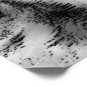 Grijze wolf Eyes Motivatie Poster afdrukken (Hoek)