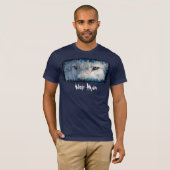 Grijze Wolf Eyes Wolf Man T-shirt (Voorkant volledig)