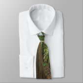 Grijze Wolf & Forest Wildlife Earth Dag Necktie Stropdas (Gebonden)