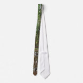 Grijze Wolf & Forest Wildlife Earth Dag Necktie Stropdas (Achterkant)