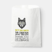 Grijze Wolf, Halloween Party Bedankzakje (Voorkant)