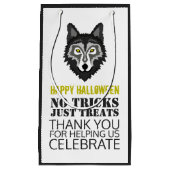 Grijze Wolf, Halloween Party Klein Cadeauzakje (Voorkant)