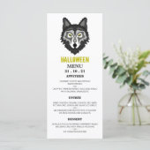 Grijze Wolf, Halloween Party Menu (Staand voorkant)