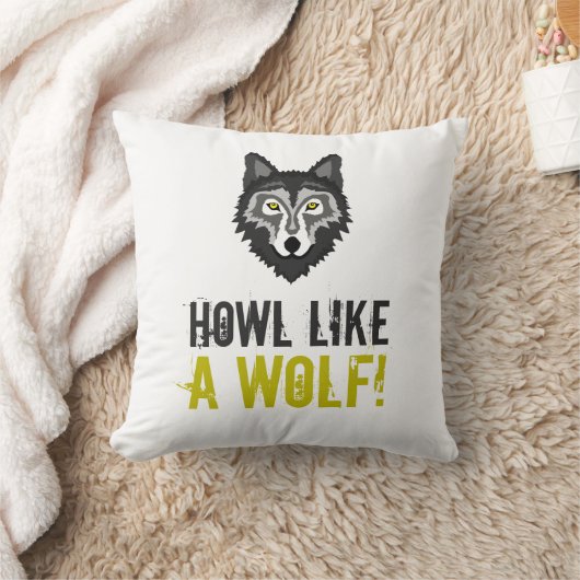 Grijze Wolf, Howl als een Wolf Kussen (Deken)