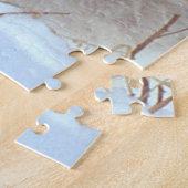 Grijze Wolf in de winter Legpuzzel (Zijkant)