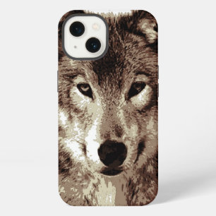 Grijze Wolf iPhone 13 Hoesje