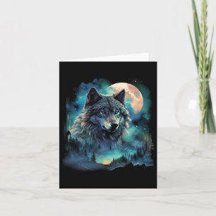 Grijze wolf jachtgebieden Icy Moon Forest Galaxy Kaart