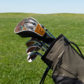 Grijze Wolf Kunst Golfheadcover (Insitu)