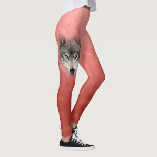 Grijze Wolf Leggings