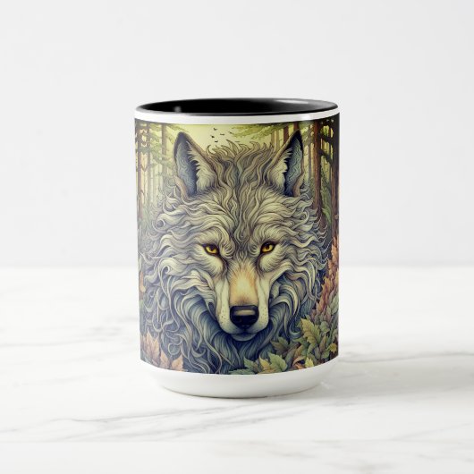 Grijze Wolf  Mok (Midden)