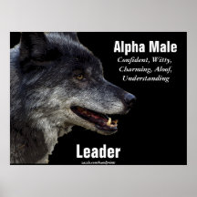 Grijze Wolf Motivatie Poster