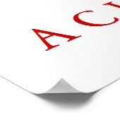 Grijze Wolf Motivatie uniek creatief Poster (Hoek)