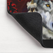 Grijze Wolf Muismat (Hoek)