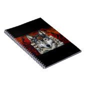 Grijze Wolf Notitieboek (Rechterzijde)