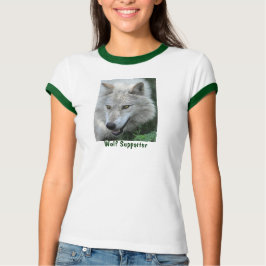 Grijze Wolf Portret Wildlife T-shirt