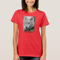 Grijze Wolf Portret Wildlife T-shirt