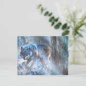 Grijze Wolf SEASON VAN DE WOLF Briefkaart (Staand voorkant)