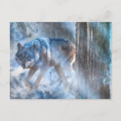 Grijze Wolf SEASON VAN DE WOLF Briefkaart (Voorkant)