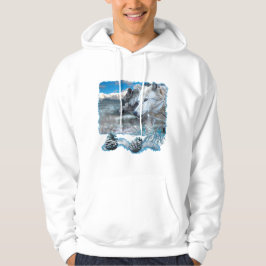 Grijze Wolf "SENTINEL WOLVES" Hoodie