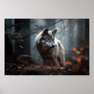 Grijze Wolf steelt vol Poster