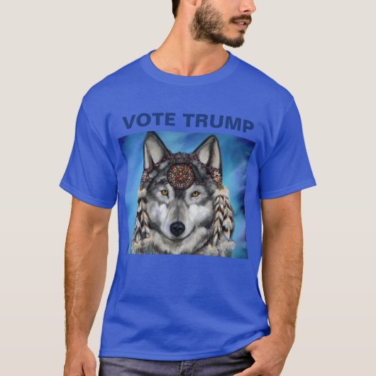 Grijze Wolf T-Shirt (Voorkant)