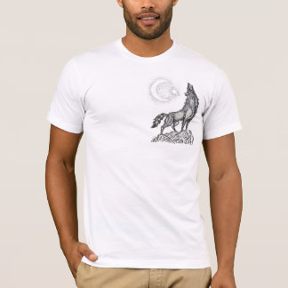 Grijze wolf t-shirt