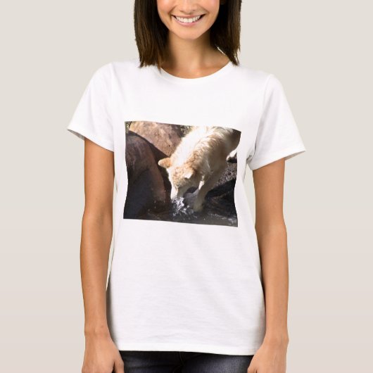 Grijze Wolf T-shirt (Voorkant)