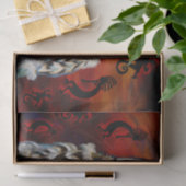 GRIJZE WOLF TISSUEPAPIER (Geschenk)