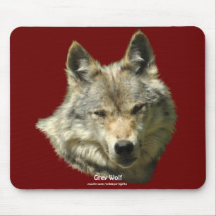Grijze Wolf Wildlife-supporter Animal Art Muismat