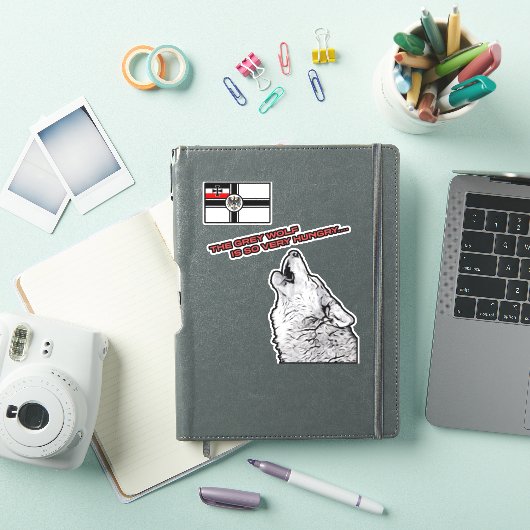 Grijze wolf zeer Hongaars - Greyhound Movie Sticke Sticker (iPad Cover)